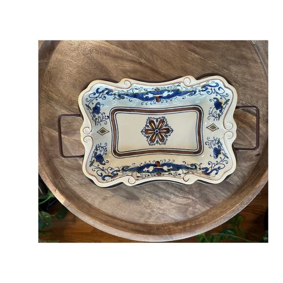 Temptations By Tara Ovenware Casserole Dish, Warming Tray & Serving Rack - Picture 4 of 8